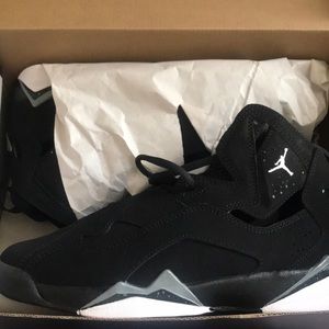 Black and White Jordan True Flights